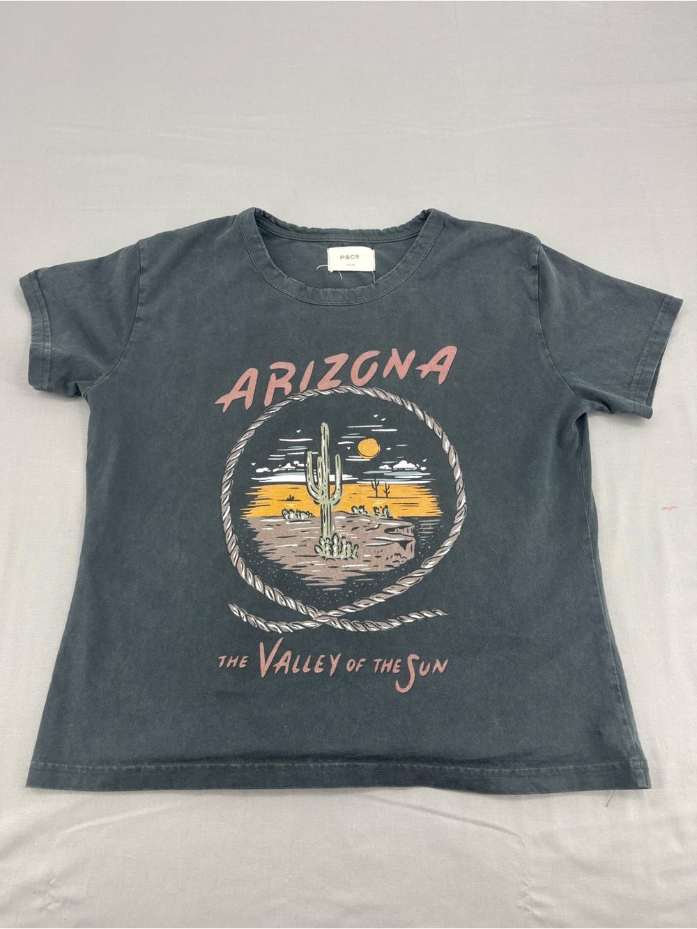 Paco Arizona Valley of the Sun Graphic Tee - Black